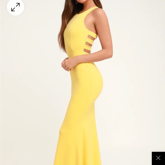 Lulus Power of Wow Yellow Backless Maxi Dress — Wedding, Prom, Formal - Picture 4 of 12